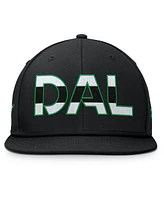 Fanatics Men's Black Dallas Stars Authentic Pro Rink Snapback Hat