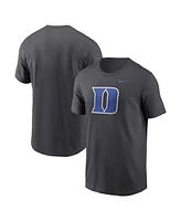 Nike Men's Anthracite Duke Blue Devils Primetime Evergreen Logo T-Shirt