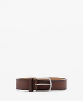 Mango Men's Degraded Leather Belt