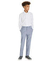 Michael Kors Big Boys Chambray Classic-Fit Stretch Dress Pants