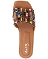 Aldo Women's Eleny Embellished Slide Flat Sandals