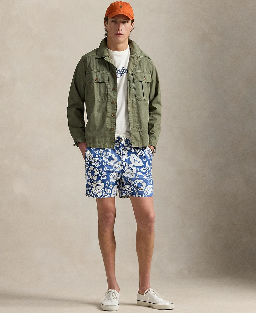 Polo Ralph Lauren Men's 6-Inch Prepster Floral Oxford Shorts