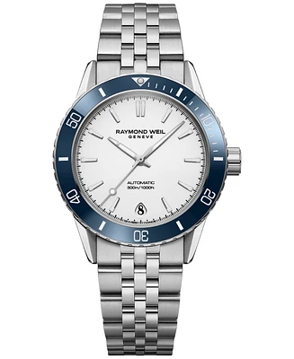 Raymond Weil Women's Freelancer Diver White Dial Bracelet Watch 36mm