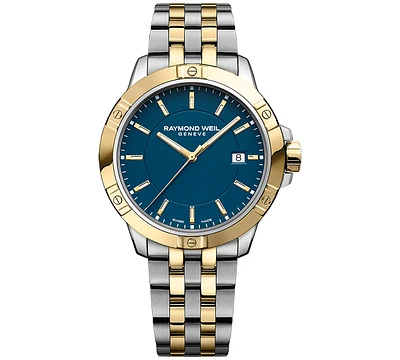 Raymond Weil Men's Swiss Tango Quartz Two-Tone Stainless Steel Bracelet Watch 41mm