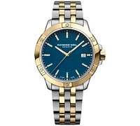 Raymond Weil Men's Swiss Tango Quartz Two-Tone Stainless Steel Bracelet Watch 41mm