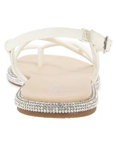 Kenneth Cole Reaction Women's Waltz Strappy Square Toe Flat Sandals