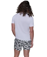 Karl Lagerfeld Paris Men's Regular-Fit Logo Graphic Rash Guard