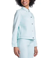 Jones New York Women's Patch-Pocket Long-Sleeve Denim Jacket