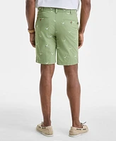 Club Room Men's Seagull Embroidered Shorts, Exclusively at Macy's