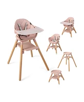 Gouun 6-in-1 Baby High Chair with Removable Dishwasher and Safe Tray