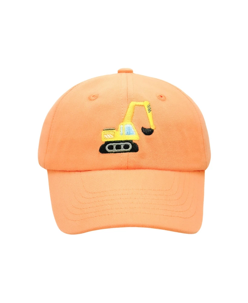 Bits & Bows Boys Excavator Baseball Hat
