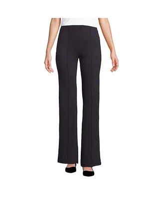 Lands' End Women's Petite Starfish High Rise Pintuck Bootcut Pants