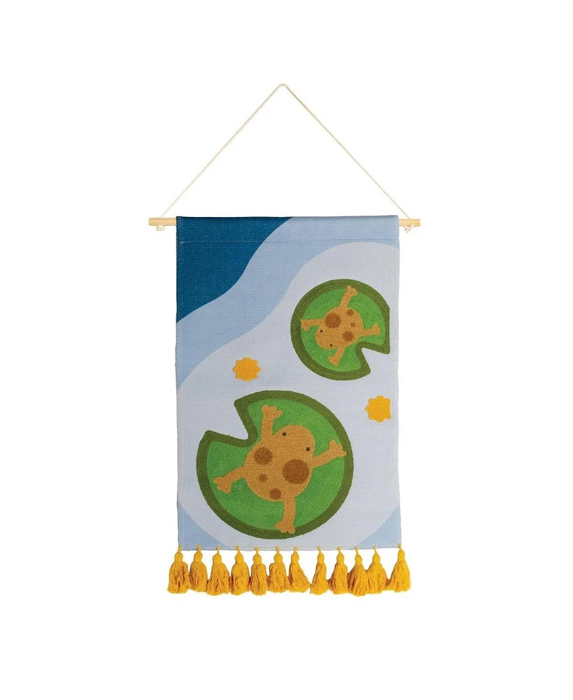 Kaplan Early Learning Frog Woven Tapestry