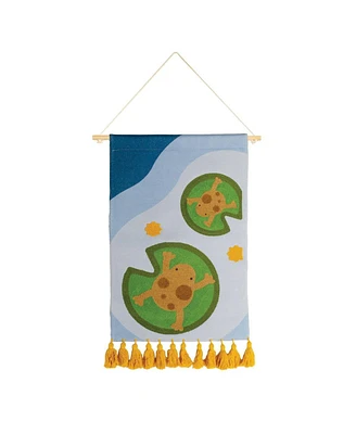 Kaplan Early Learning Frog Woven Tapestry