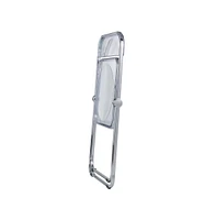 Lawrence Acrylic Folding Chair With Metal Frame