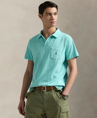 Polo Ralph Lauren Men's Standard Cotton-Linen Jersey Shirt
