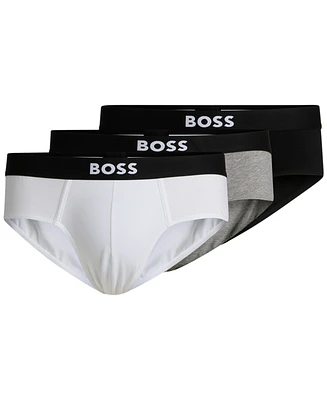 Hugo by Boss Men's 3-Pack Logo Briefs