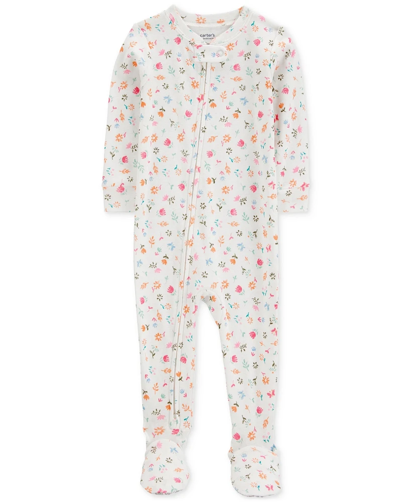 Carter's Baby 1-Piece Snug-Fit Cotton Footed Pajamas