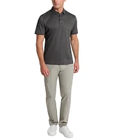 Kenneth Cole Men's Slim-Fit Two-Toned Textured-Knit Polo Shirt