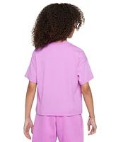 Nike Big Girls Sportswear Printed Crewneck T-Shirt