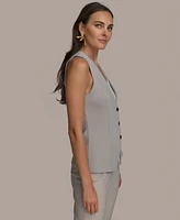 Donna Karan New York Women's V-Neck Sweater Vest