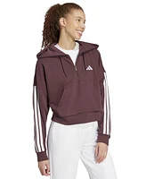 adidas Women's The Essentials Relaxed Hooded Track Jacket