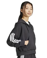 adidas Women's The Essentials Relaxed Hooded Track Jacket