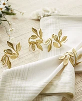 Design Imports Brass Napkin Ring, Set of 6