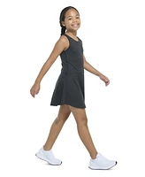 adidas Big Girls Melange Flounce Racerback Sleeveless Dress