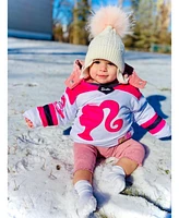 Barbie Mesh Hockey Jersey Long Sleeve T-Shirt