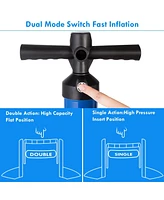 Double Action Manual inflation Sup Hand Pump with Gauge