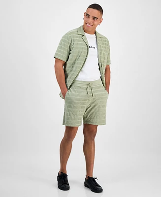Hugo by Boss Men's Dutowel Stripe Shorts