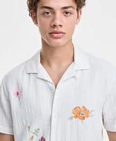 Sun + Stone Men's Augustus Floral Shirt, Exclusively at Macy's