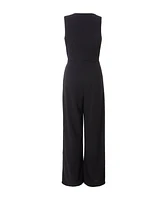 Quiz Women's 2 1 Scuba Crepe Waistcoat Jumpsuit