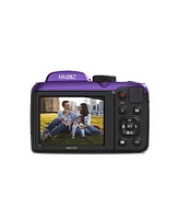 Minolta Minolta ProShot MN26Z 20 Mp Digital Camera w/26x Optical Zoom and Fhd Video (Purple)