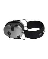 Walkers Razor Electric Slim Earmuffs (Gray) and Protective Glasses (2-Pack)