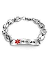 Bling Jewelry Penicillin Mariner Medical Alert Id Bracelet 8.5 Inch