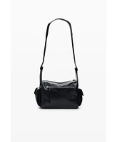 Desigual Women's Small leather bag with pockets