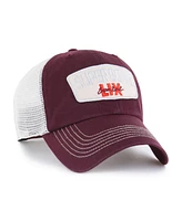 '47 Brand Men's Maroon Super Bowl Lix Carver Clean Up Adjustable Hat