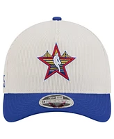 New Era Big Boys and Girls 2025 Nba All-Star Game Cream/Blue Big Star Corduroy 9FORTY Adjustable Hat