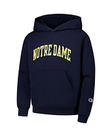 Champion Big Boys and Girls Navy Notre Dame Fighting Irish Basic Arch Hoodie