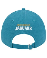 New Era Women's Teal Jacksonville Jaguars Throwback Crawl Standard 9TWENTY Adjustable Hat