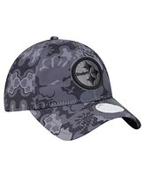 New Era Women's Black Pittsburgh Steelers Trippy 9TWENTY Adjustable Hat