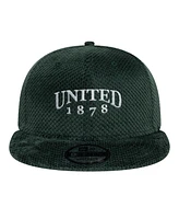 New Era Men's Green Manchester United Bobble Terry 9FIFTY Snapback Hat