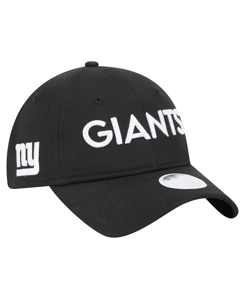 New Era Women's Black New York Giants Cece 9TWENTY Adjustable Hat