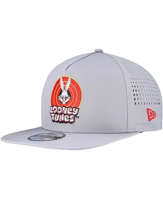 New Era Men's Gray Looney Tunes Vented 9FIFTY Snapback Hat