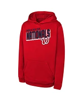 Outerstuff Big Boys and Girls Red Washington Nationals Cyber Punk Pullover Hoodie