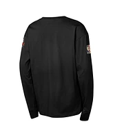 Mitchell & Ness Big Boys and Girls Black Memphis Grizzlies Hardwood Classics All Over Long Sleeve T-Shirt