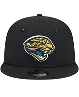 New Era Big Boys and Girls Black Jacksonville Jaguars Main Trucker Snapback Hat