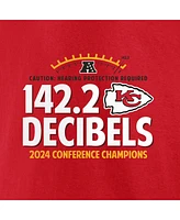 Fanatics Men's Red Kansas City Chiefs 2024 Afc Champions Big Tall Hometown Not Done Yet T-Shirt